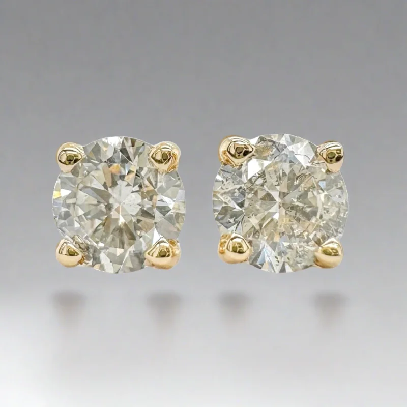 14K Y Gold 0.54ctw H/SI2 Lab-Created Diamond Earrings