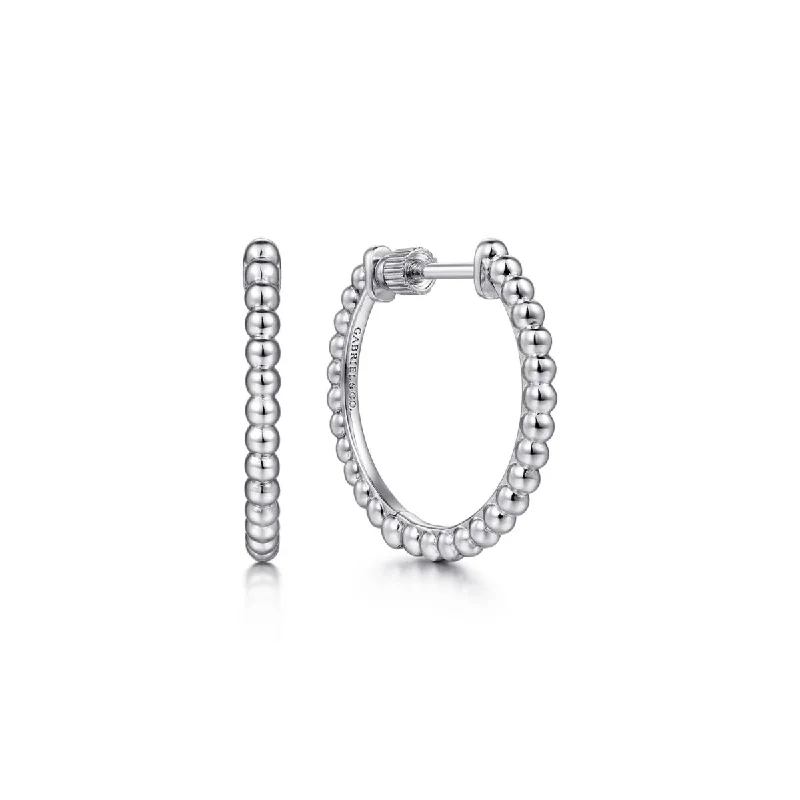 Gabriel Bujukan Collection Hoop Earrings in Sterling Silver