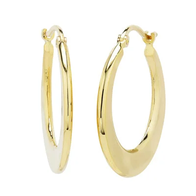 Hoop Earrings in 14kt Yellow Gold