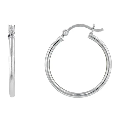 Hoop Earrings in Sterling Silver