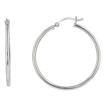 Hoop Earrings in Sterling Silver