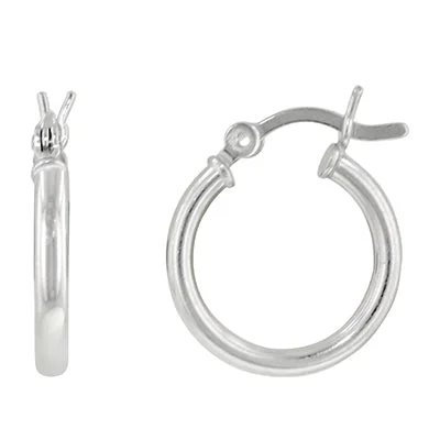 Hoop Earrings in Sterling Silver