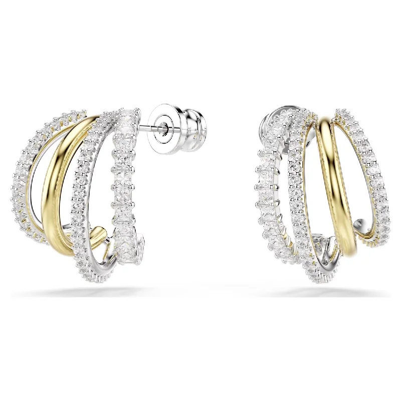 Swarovski Crystal Hyperbola Multiple Hoop Earring