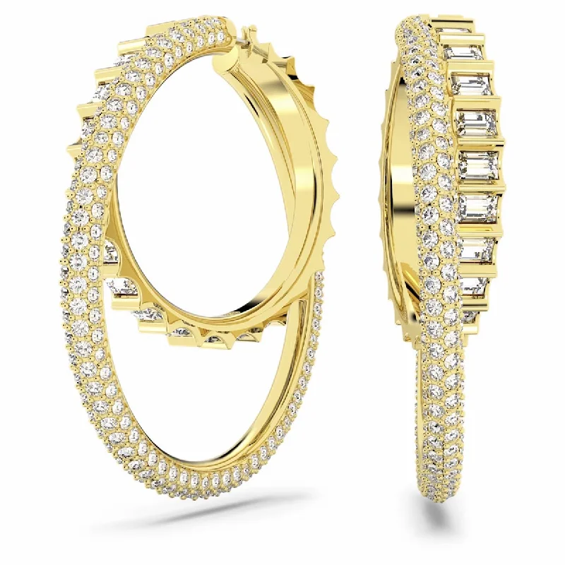 Swarovski Crystal Rota Hoop Earrings