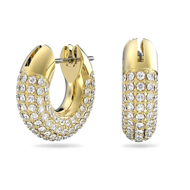 Swarovski Crystal Yellow Dextera Hoop Earrings