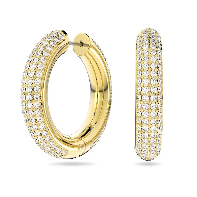 Swarovski Yellow Dextera Hoop Earrings