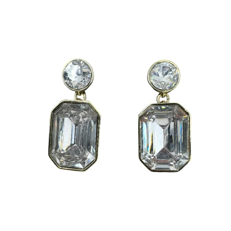 Crystal Drop Statement Earrings By J Crew