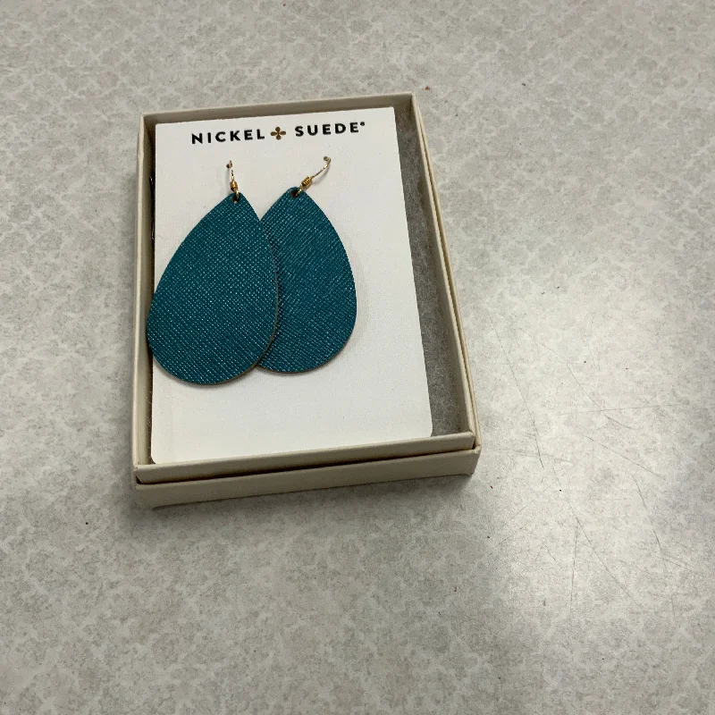 Earrings Dangle/drop By Nickel & Suede