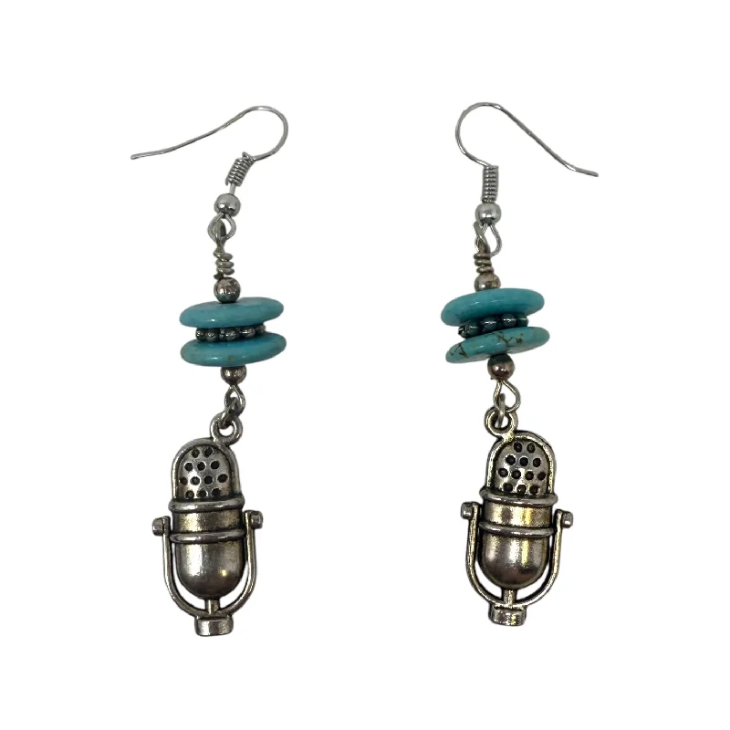 Microphone Earrings Dangle/drop By Unbranded