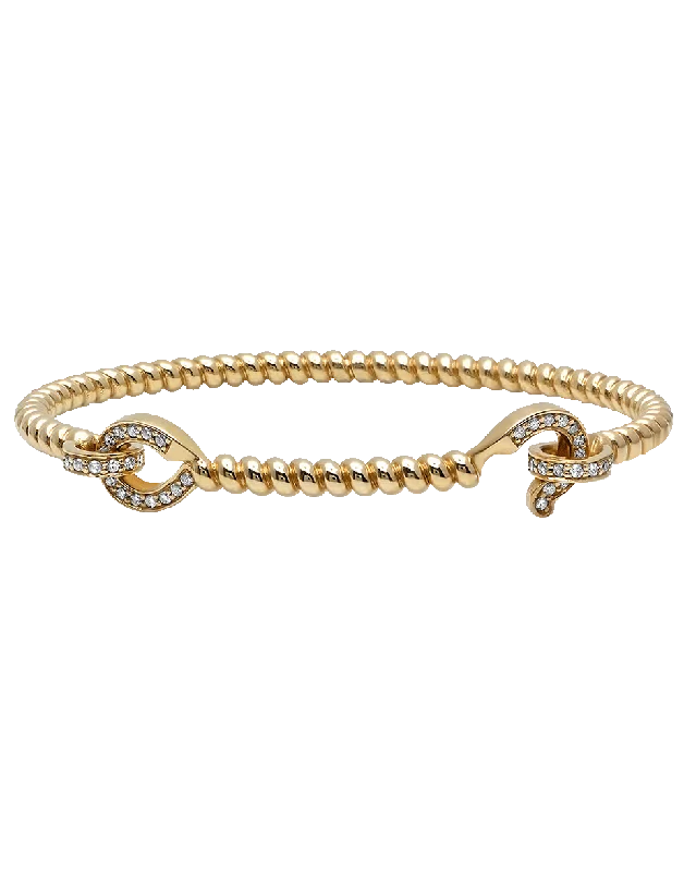 Diamond Hook Twist Bracelet