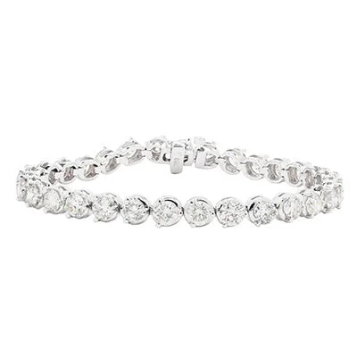 Diamond Tennis Bracelet in 14kt White Gold (10ct tw)