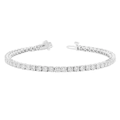 Diamond Tennis Bracelet in Platinum (6 5/8ct tw)